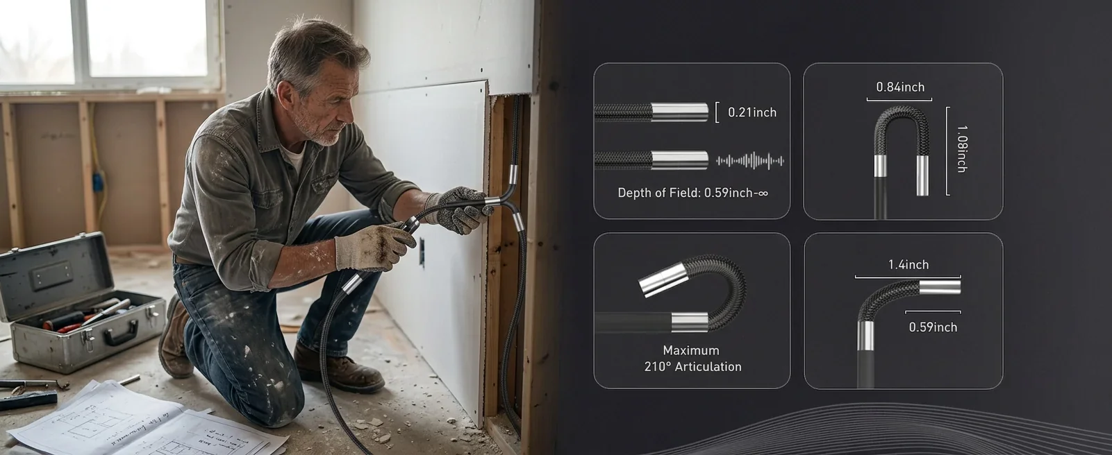 ARTICAM used during home renovation inspection